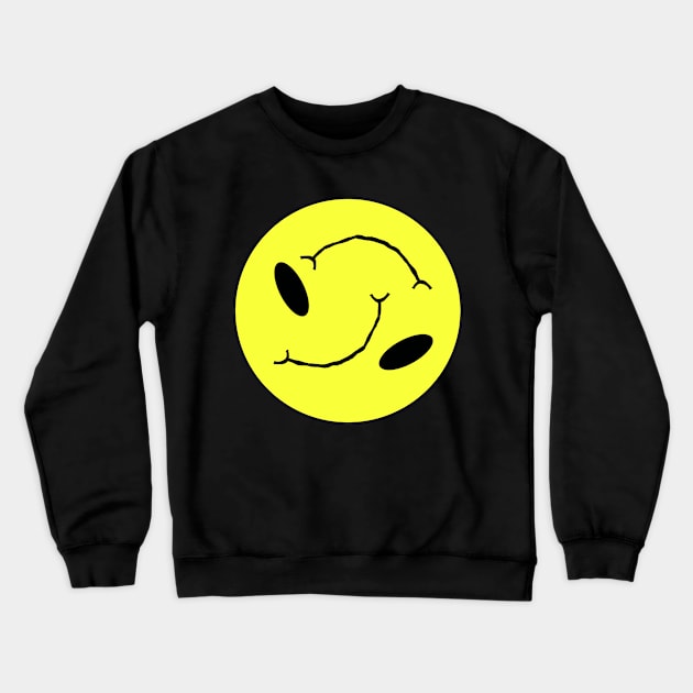 I Feel Happy Crewneck Sweatshirt by Wormunism